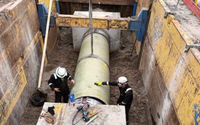 Succesvolle inbouw van GVK leiding bij Westerhoven